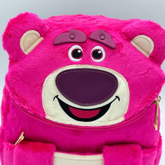Loungefly Disney Pixar Toy Story Lotso Plush Pink Bear Mini Backpack Scented New main image 11